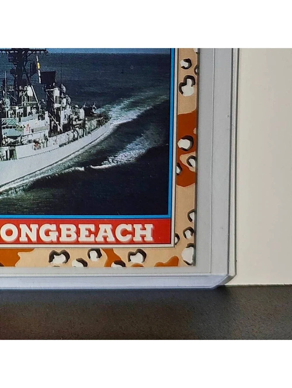 USS Long Beach 1991 Topps Desert Storm #121 Card